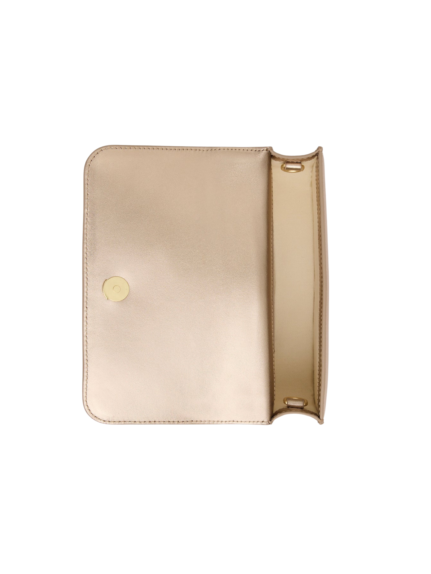 Alessia Flower Clutch - Champagne Gold