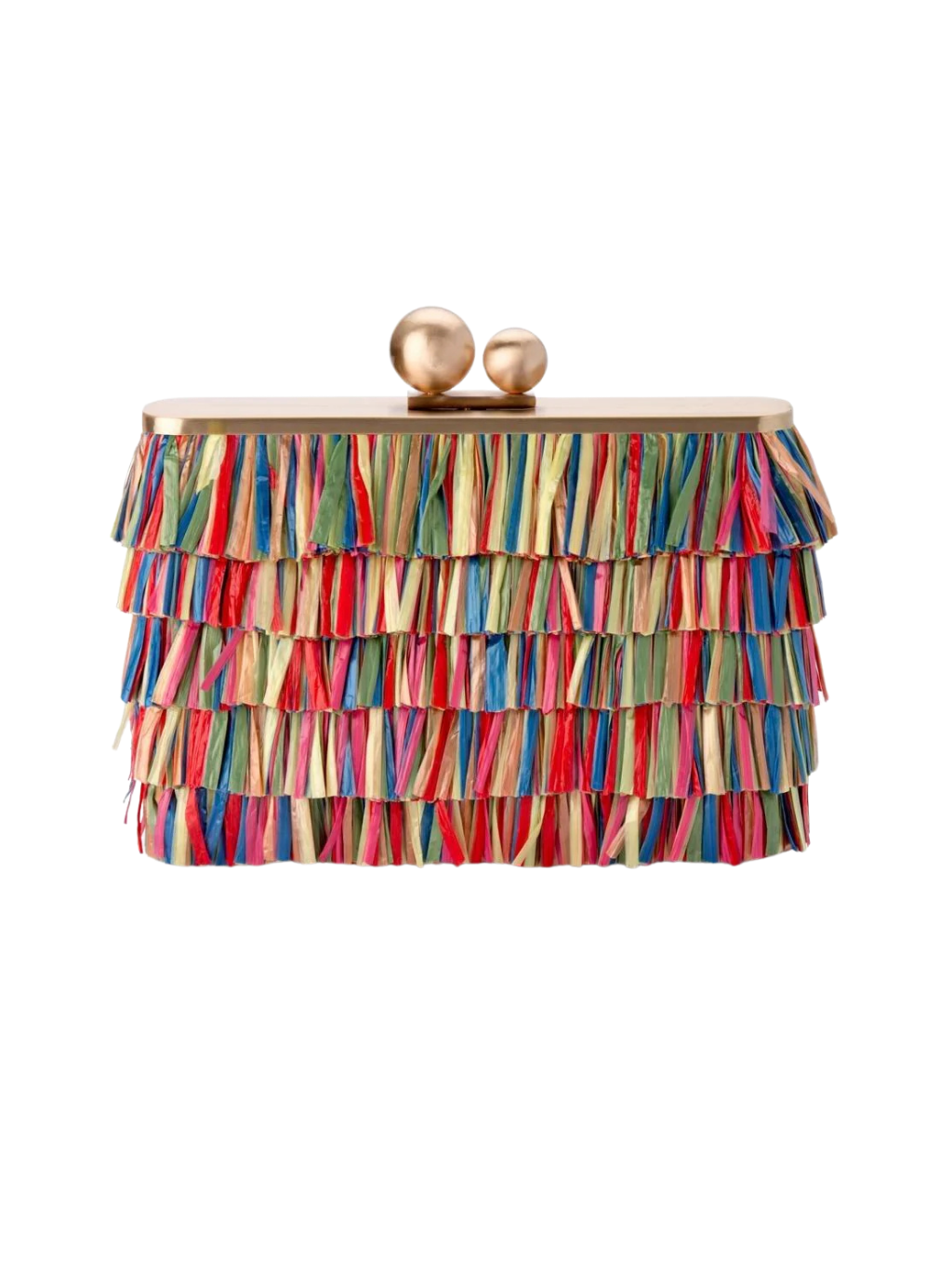 Carnivale Fringed Clutch