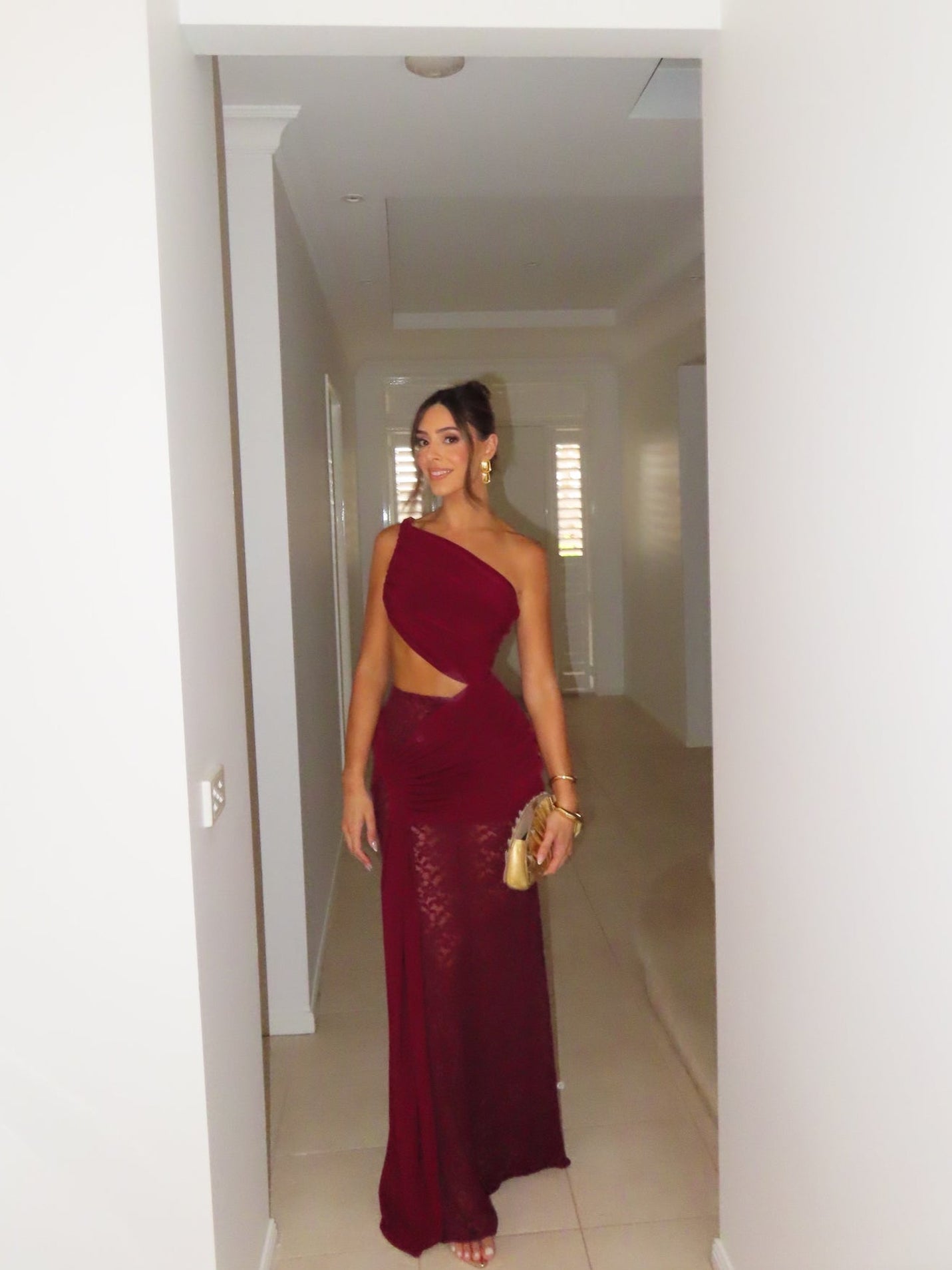 Paradiso Lace Dress - Wine