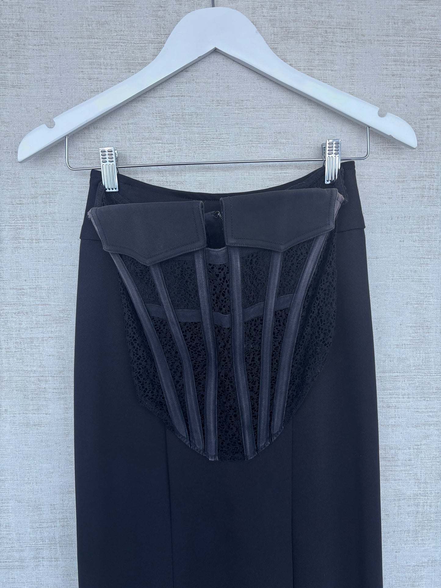 Pocket Corset Set - Black