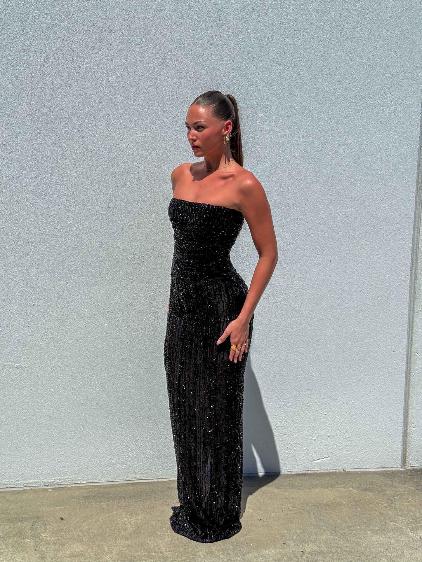 Siren Gown - Black