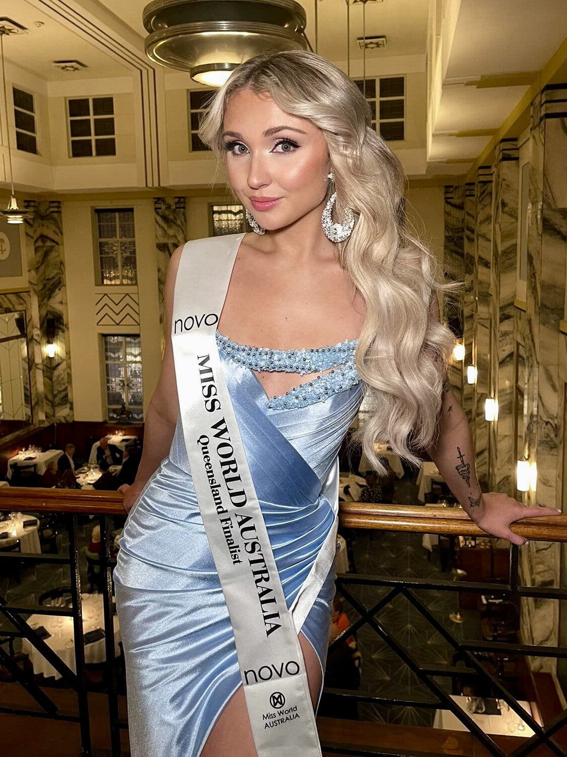 Majestic Gown - Baby Blue