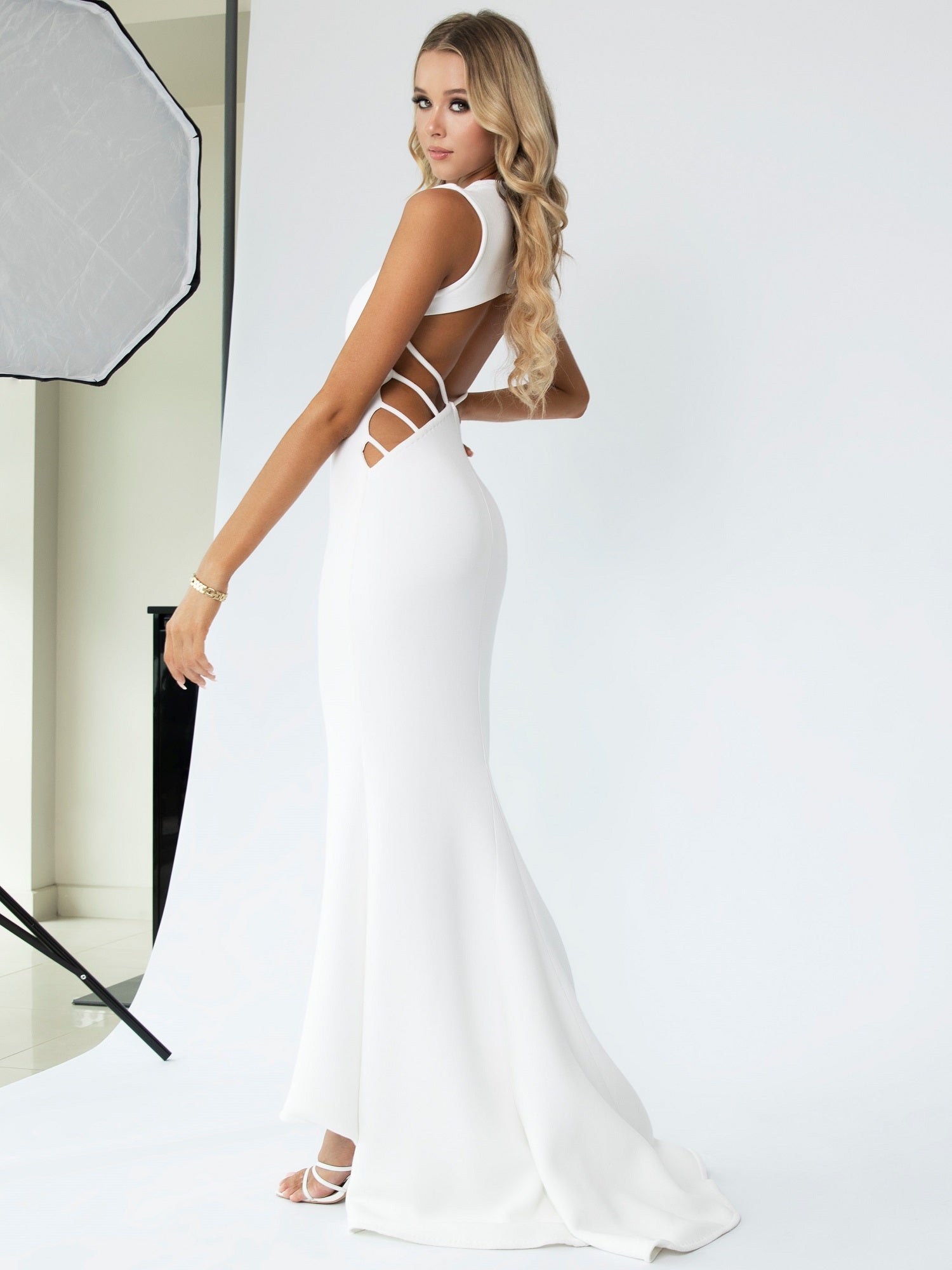 Alisa Gown - White Alisa Gown - White