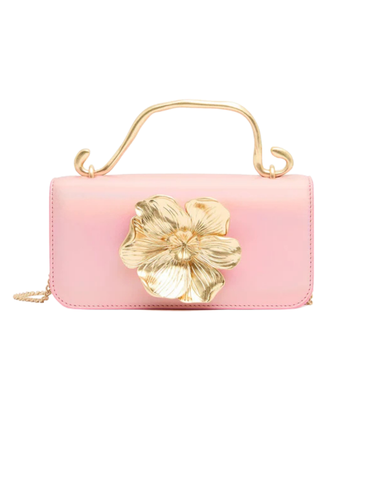 Alessia Flower Clutch - Pink