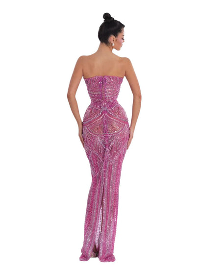 Blush Majesty Gown - Pink