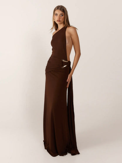 Gaia Gown - Brown