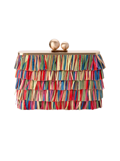 Carnivale Fringed Clutch