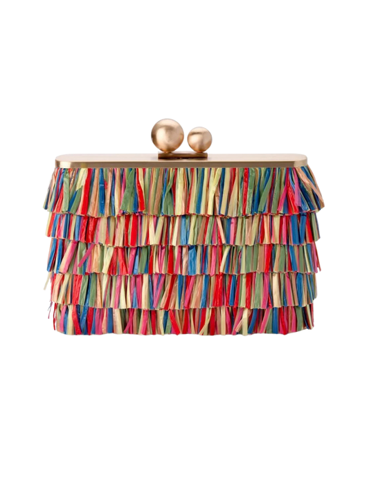 Carnivale Fringed Clutch