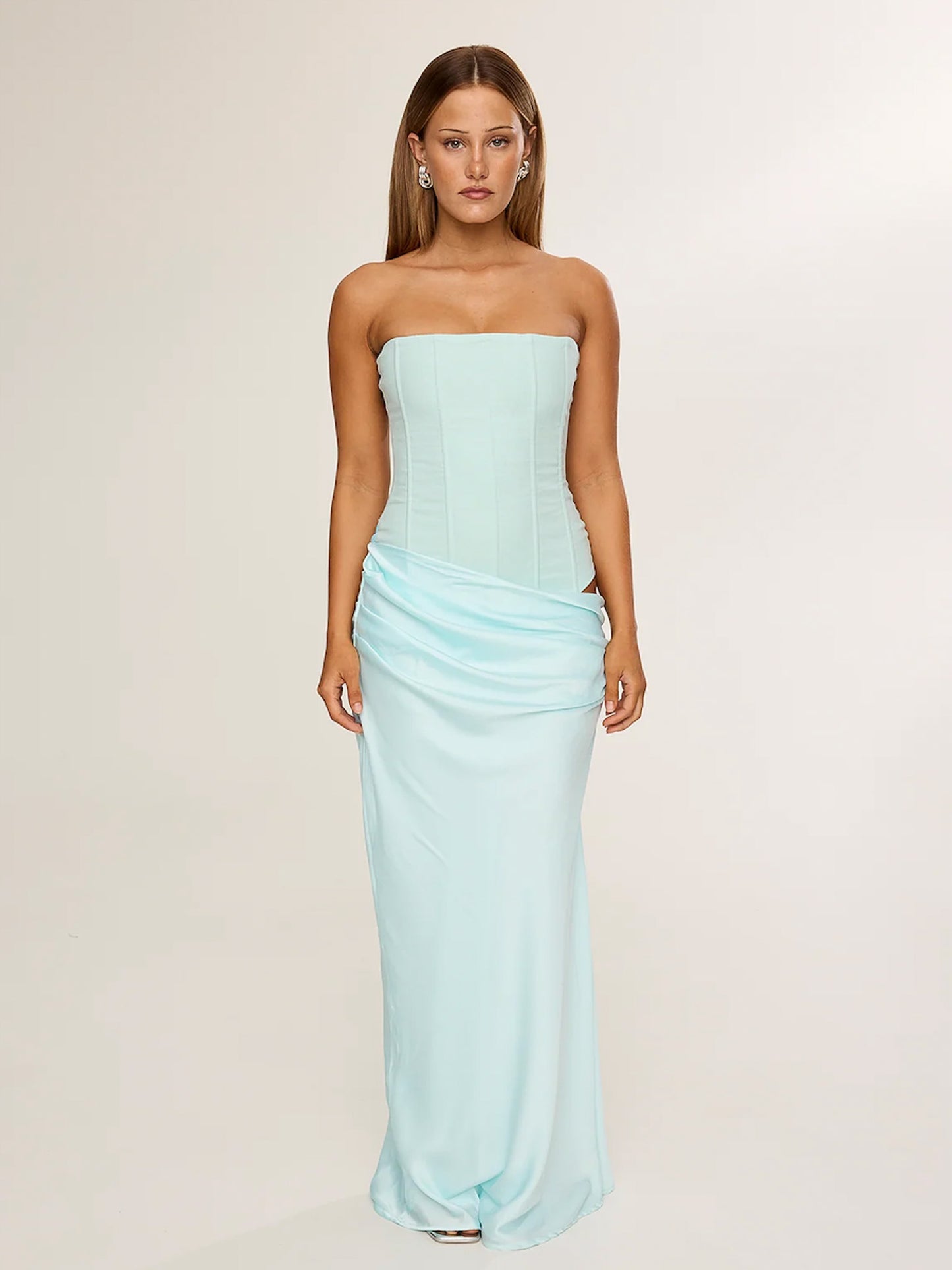 unique aqua dress