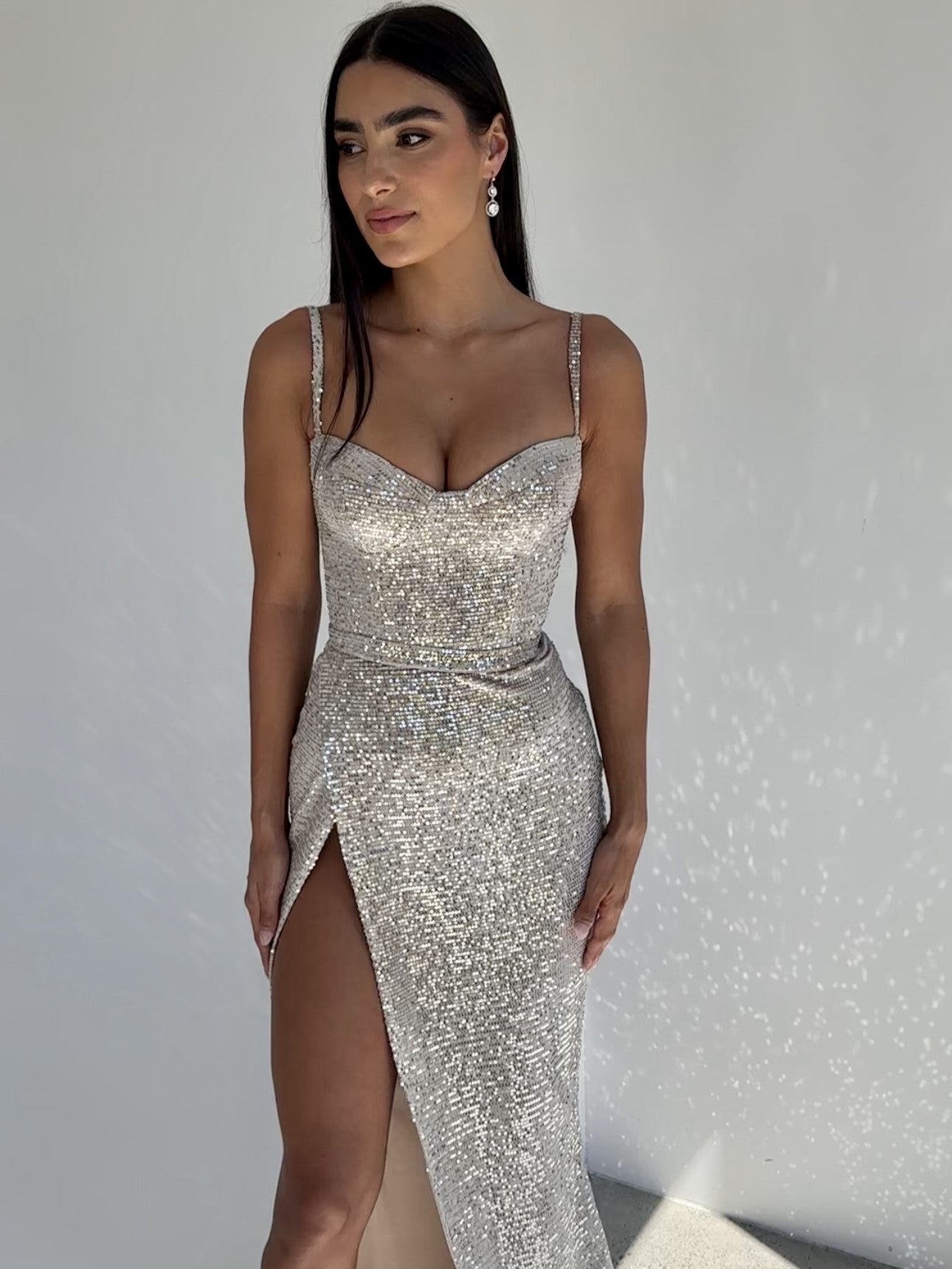 Estelle Gown - Silver FORMAL GALLERY Estelle Gown - Silver FORMAL GALLERY