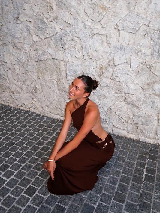 Gaia Gown - Brown