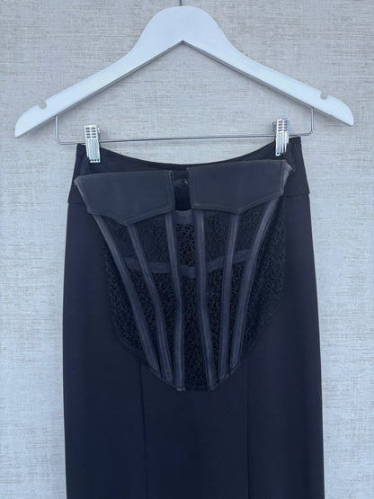 Pocket Corset Set - Black