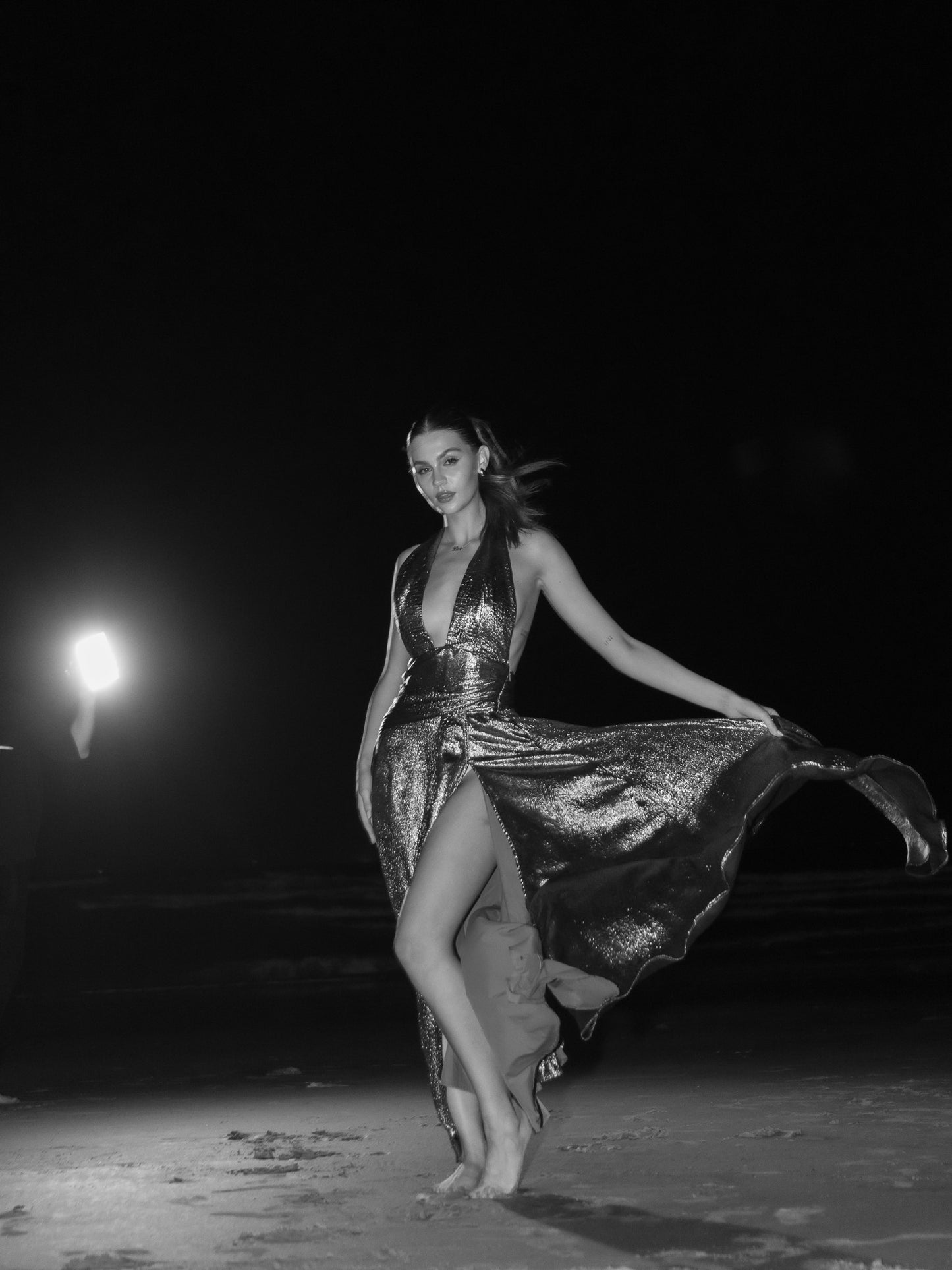 Zephyr Gown - Silver