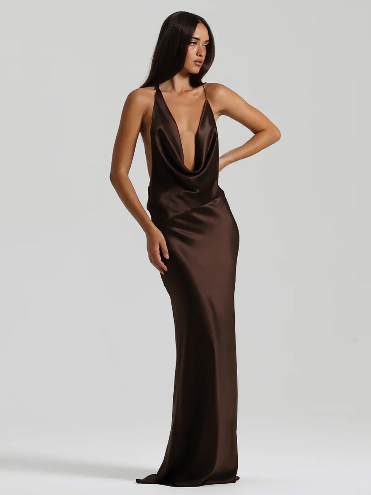 Gabi Gown - Brown