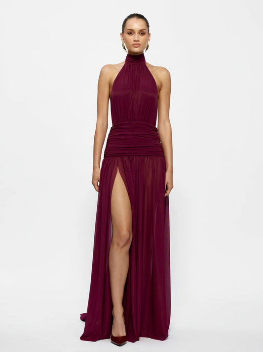 Verity Gown - Burgundy