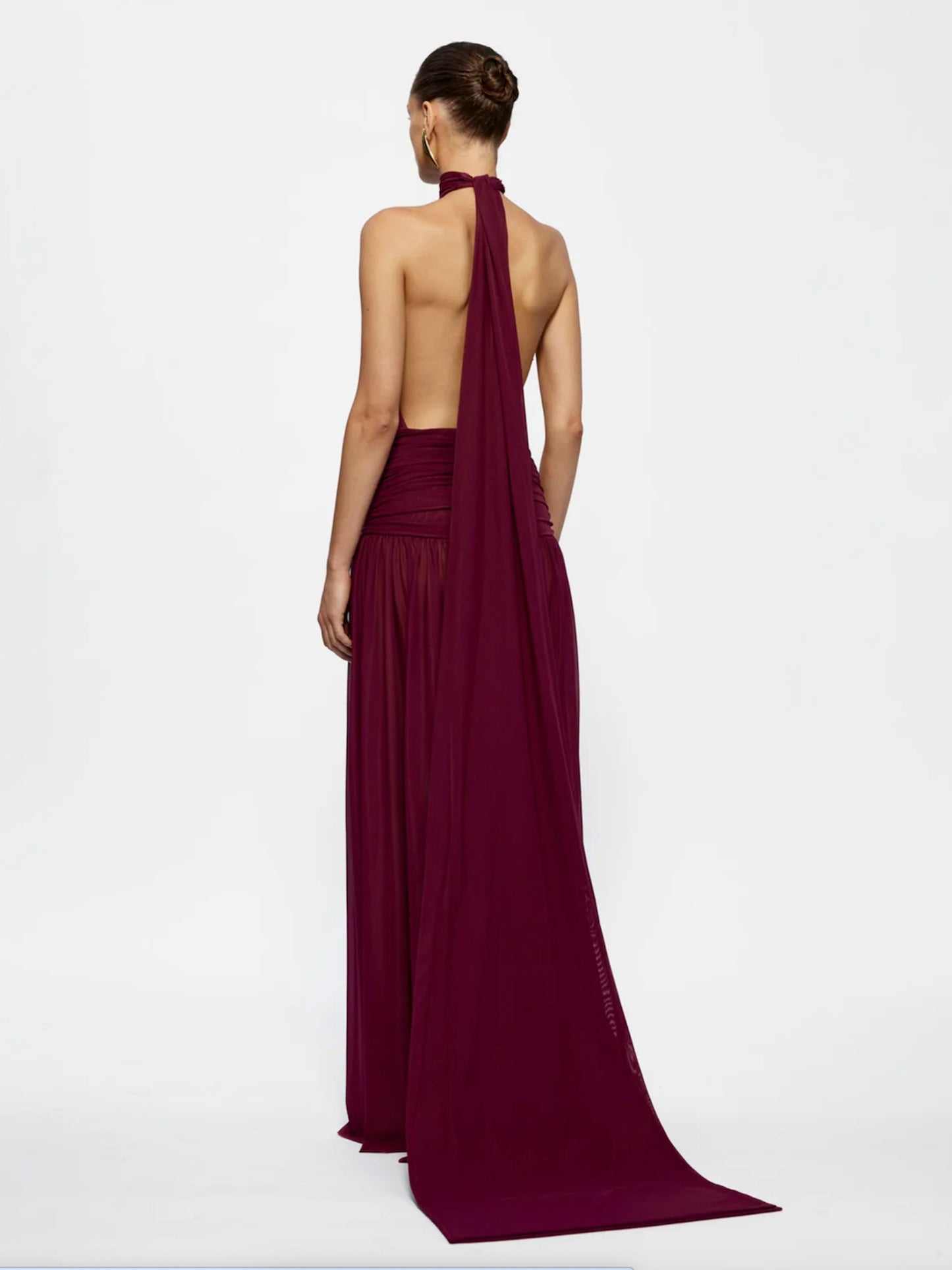 Verity Gown - Burgundy
