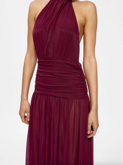 Verity Gown - Burgundy