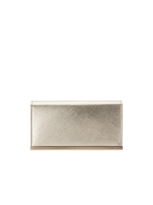 Maddie Metallic Clutch - Gold