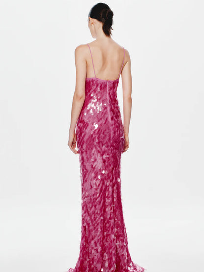 Sapphire Sequin Dress - Pink