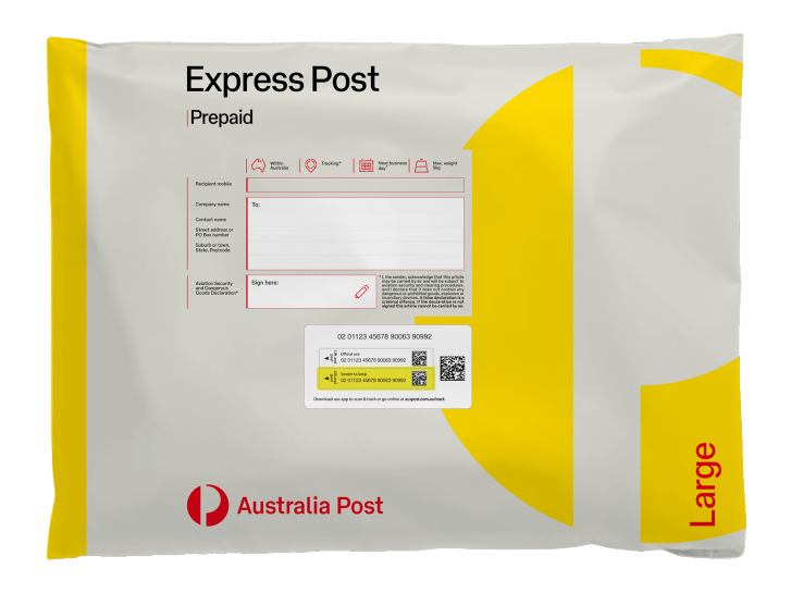 Express Parcel Post Image Express Post Shipping – FORMAL GALLERY